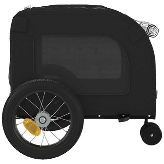 Zwarte Huisdierenwagen Zwart Metaal, Stof 124 x 53 x 53 cm 8