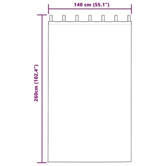 Gordijnen 2 st verduisterend met lussen fluweel zwart 5
