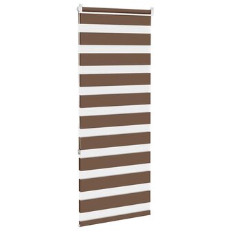 Zebra rolgordijn 55x150 cm stofbreedte 50,9 cm polyester bruin 4