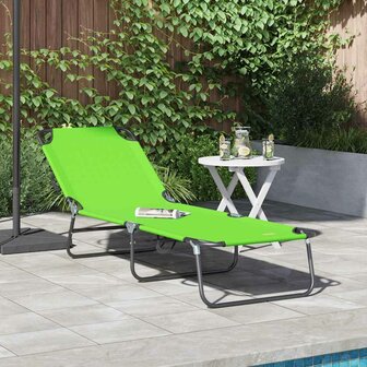 Opvouwbaar Ligbed Draagbaar Groen 600D Oxford Stof 1