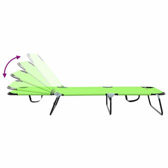 Opvouwbaar Ligbed Draagbaar Groen 600D Oxford Stof 8