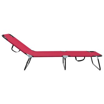 Opvouwbare Ligbedden 2 stuks Draagbaar Rood 600D Oxford Stof 5