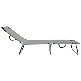 Opvouwbare Ligbedden 2 stuks Draagbaar Grijs 600D Oxford Stof 5