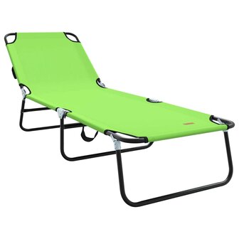 Opvouwbare Ligbedden 2 stuks Draagbaar Groen 600D Oxford Stof 3