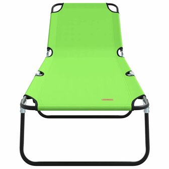 Opvouwbare Ligbedden 2 stuks Draagbaar Groen 600D Oxford Stof 4