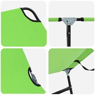 Opvouwbare Ligbedden 2 stuks Draagbaar Groen 600D Oxford Stof 7