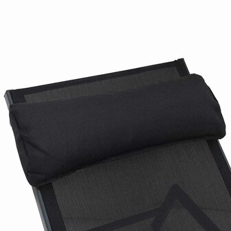 Ligbed Antraciet 197x52x25,5 cm Textilene 7