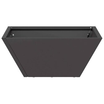 Tuin Plantenbak Zwart 35x35x15 cm Van Staal 4