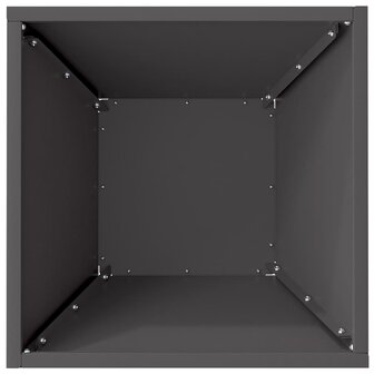 Tuin Plantenbak Zwart 35x35x15 cm Van Staal 7