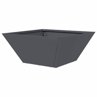 Tuin Plantenbak Anthraciet 35x35x15 cm - Staal 6