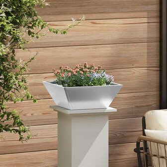 Tuinschaal Plantenbak 40x40x15 cm Ge galvanized Staal 3