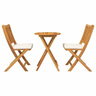 3-delige Tuinbistroset massief acaciahout 6