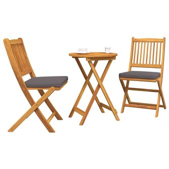 3-delige Tuinbistroset massief acaciahout 2