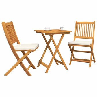 3-delige Tuinbistroset massief acaciahout 2