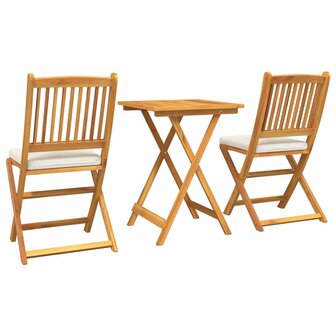 3-delige Tuinbistroset massief acaciahout 7