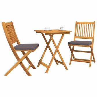 3-delige Tuinbistroset massief acaciahout 2