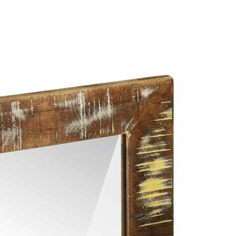 Badkamerspiegel 50x22x70 cm van gerecycled massief hout 6