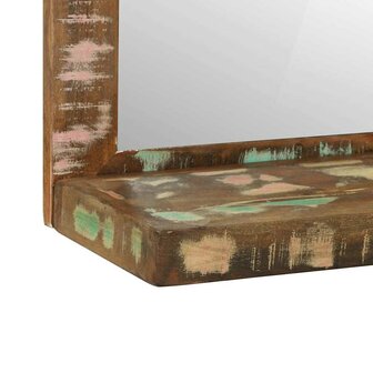 Badkamerspiegel 50x22x70 cm van gerecycled massief hout 7