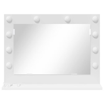Badkamerspiegel met LED Verlichting Wit 60x45x18 cm 2