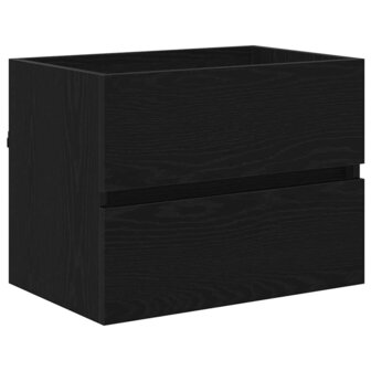 2-delige badkamermeubelset zwart eiken samengesteld hout 6