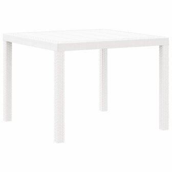 3-delige tuinset met kussens in het wit van poly rattan 3
