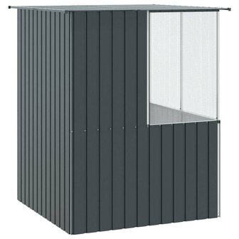 Vogelkooi Antraciet 215x78x200 cm Gegalvaniseerd Staal 4