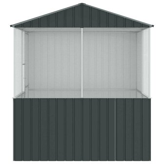 Vogelkooi Antraciet 215x78x200 cm Gegalvaniseerd Staal 6