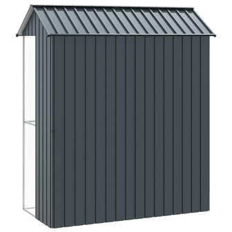 Vogelkooi Anthraciet 215x110x247 cm Staal 4