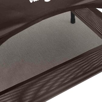 Verhoogd Hondenbed Bruin Polyester, Metaal Middelgroot 6