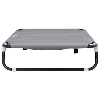 Inklapbaar Hondenbed Lichtgrijs Metalen Frame, Stofbed 4