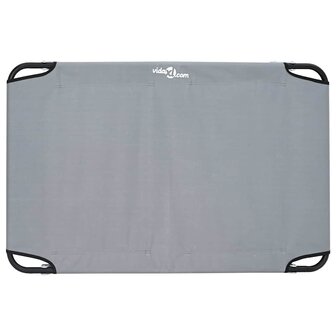 Inklapbaar Hondenbed Lichtgrijs Metalen Frame, Stofbed 5
