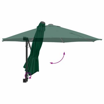 Wandparasol Groen 250 cm 7