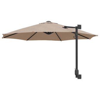 Wandparasol Taupe 250 cm 5