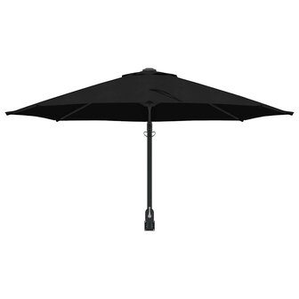 Wandparasol Zwart 250 cm 3