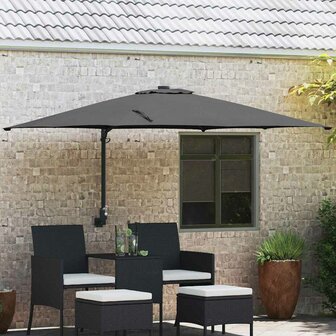 Wandparasol in Anthraciet 247 cm 1