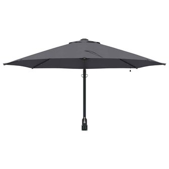 Wandparasol met LED&amp;apos;s Antraciet 248 cm 3