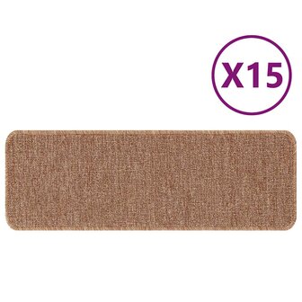 Trapmatten met latex onderkant 25x60 cm geel 2