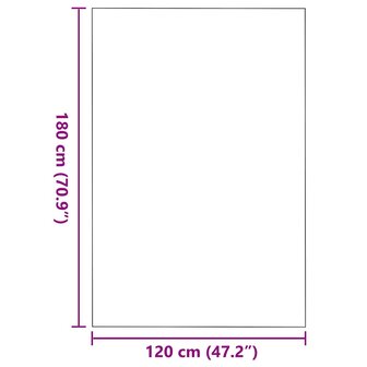 Deurmat rechthoekig 120x180 cm antraciet 4