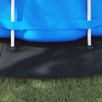 Ronde Zwembadhoes Zwart Polyethyleen &Oslash; 550 cm Duurzaam 3