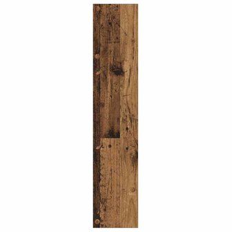 Wand Schoenenkasten Oud hout 60 x 18 x 60 cm Bewerkt hout 5