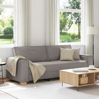 3-zitsbank Taupe 180 cm Stof 1