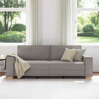 3-zitsbank Taupe 180 cm Stof 2