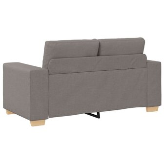 2-delige bankenset met kussens in taupe stof 5