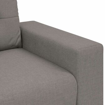 2-delige bankenset met kussens in taupe stof 7