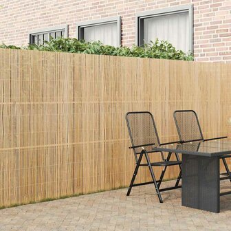 Tuinscherm 400x180 cm bamboe 1