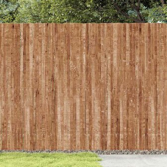 Tuinscherm 400x125 cm schors 2