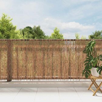 Tuinscherm 400x125 cm kreupelhout 2
