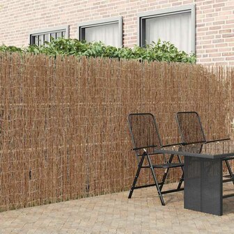 Tuinscherm 400x180 cm kreupelhout 1