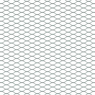 Hexagon Tuinhek Groen 1,4 x 10 m van Staal 5