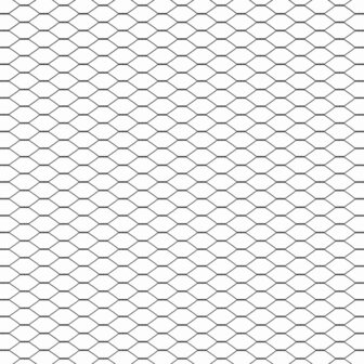 Hexagon Tuinhek Grijs 1,2 x 10 m van staal 5